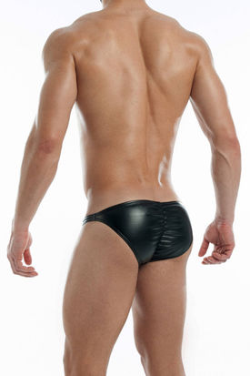 Modus Vivendi Leather Line Low Cut Brief Black