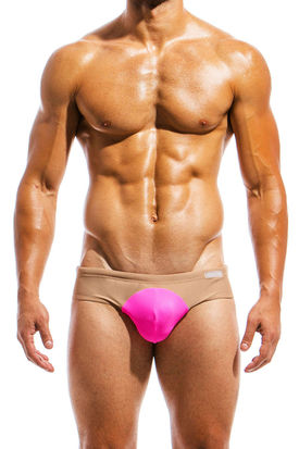 Modus Vivendi Nude Swim Brief Fuchsia