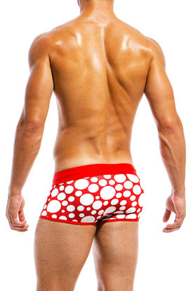 Modus Vivendi Polkadot Swim Brazil Cut Boxer Red