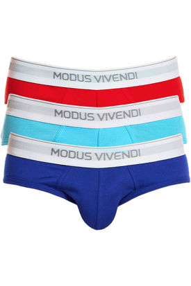 Modus Vivendi 100% Cotton Staple Brief 3 Pack