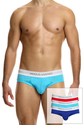 Modus Vivendi 100% Cotton Staple Brief 3 Pack