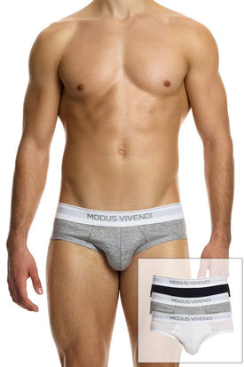 Modus Vivendi 100% Cotton Staple Brief 3 Pack
