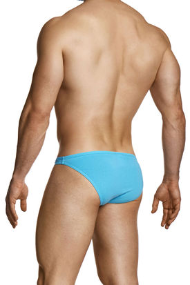 Modus Vivendi Upcycled Cotton Low Cut Brief - Blue