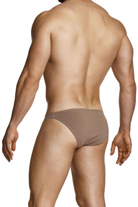 Modus Vivendi Upcycled Cotton Low Cut Brief - Brown