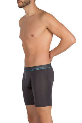Obviously PrimeMan AnatoMAX Boxer Brief 6 inch Leg Titanium