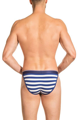 Obviously PrimeMan AnatoMAX Bikini Brief Navy/White