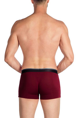 Obviously PrimeMan AnatoMAX Boxer Brief 3 inch Leg Maroon