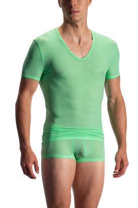 Olaf Benz RED 0965 Low V-Neck T-shirt Green