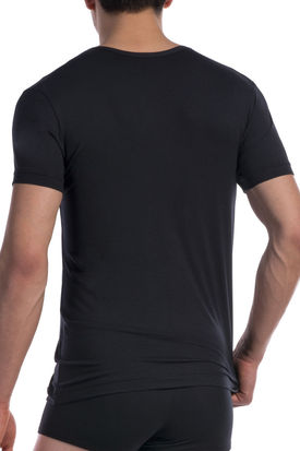 Olaf Benz RED1601 V-Neck Low T-shirt Black