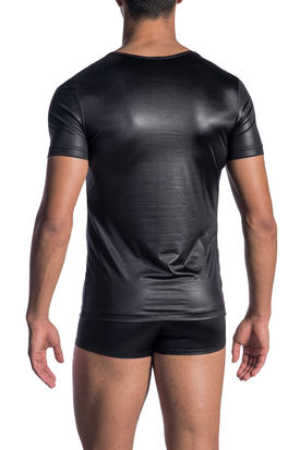 Olaf Benz RED 1804 V-Neck Low T-Shirt Black