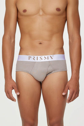 Prisma Core Taupe Ribbed Fly Brief