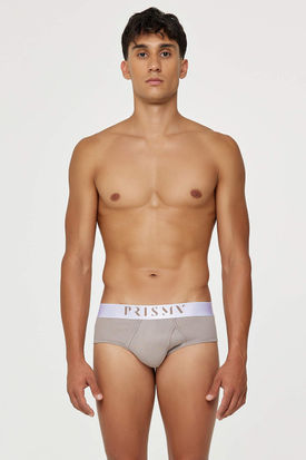 Prisma Core Taupe Ribbed Fly Brief