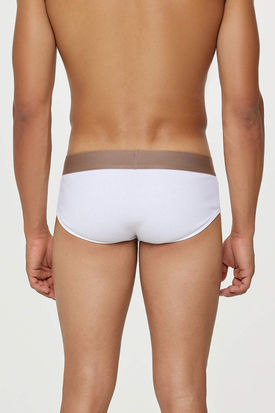 Prisma Core White Ribbed Fly Brief