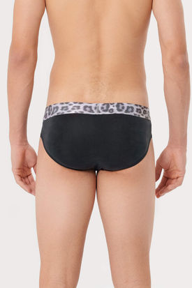 Prisma Erevos Cupro Leopard Black Briefs