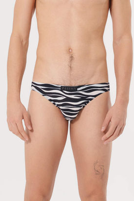 Prisma Erevos Zebra Print Mini Briefs