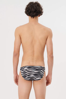Prisma Erevos Zebra Print Mini Briefs