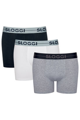 Sloggi Go Short 3 Pack Grey Combi