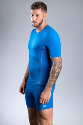 Sloggi mOve FLY Round Neck T-shirt Blue