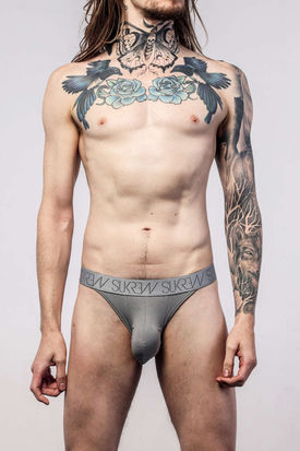 Sukrew Rhythm Tanga Brief - Studio Grey