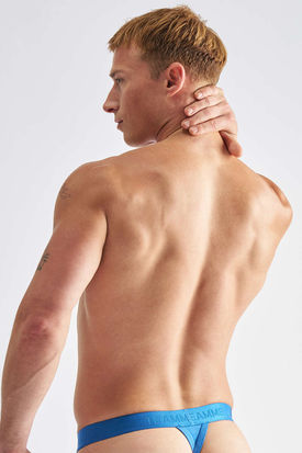 TEAMM8 Reign Thong - Azure