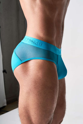 TEAMM8 Score Sheer Slim Brief - Cerulean