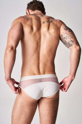 TEAMM8 Score Sheer Slim Brief - Stone