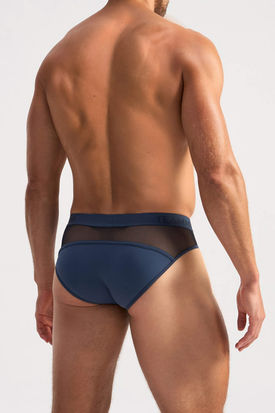 TEAMM8 Score Sheer Midnight Navy Slim Brief