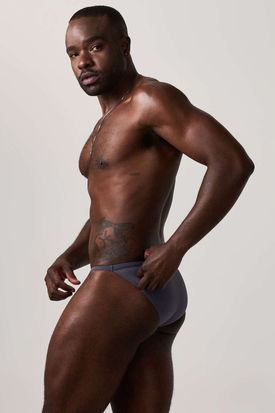 Teamm8 Statement Micro Swim Brief - Gunmetal