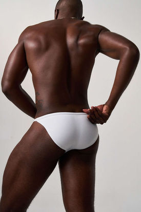 Teamm8 Statement Micro Swim Brief - White