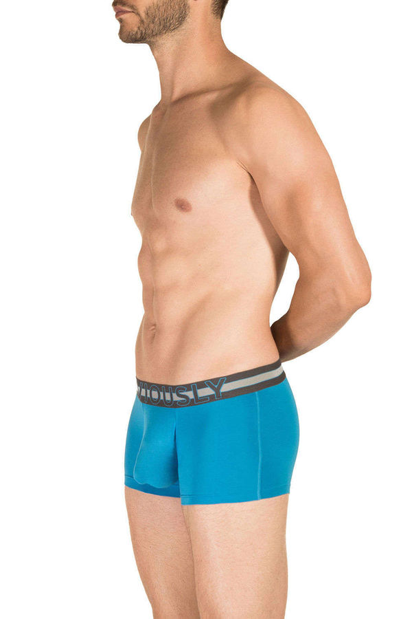 Obviously Bondi Blu EveryMan AnatoMAX Boxer A Gamba Corta 9 Inch (Taglia Grande) – Morbido In Bambù Ed Elastan