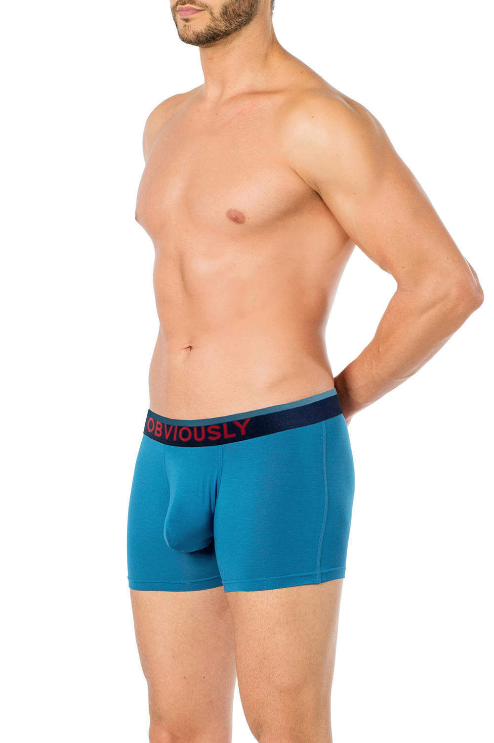 Obviously FreeMan - Boxer Brief 9 inch Leg - Black - Small at  Men's  Clothing store